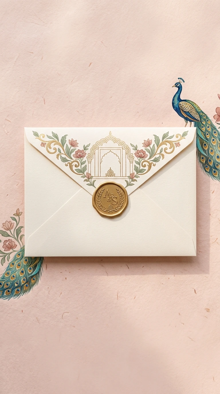 Wedding Invitation Envelope Closed